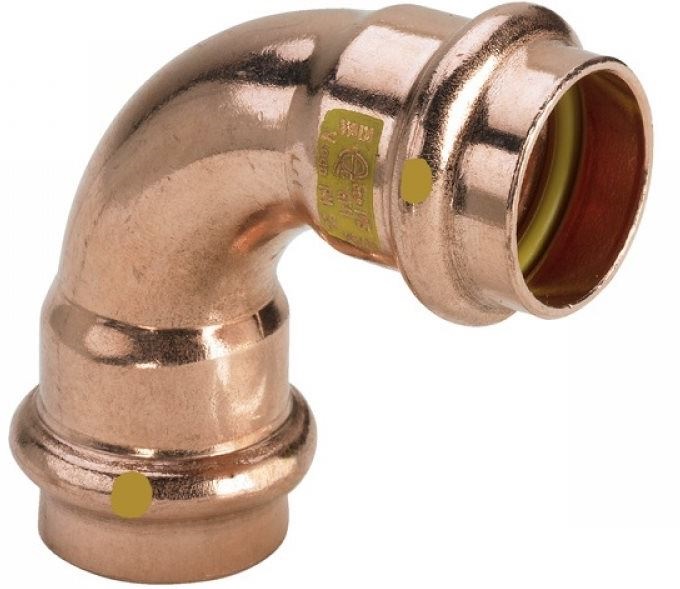 Viega Copper Arch 90 ° O = 28 mm G - 345495