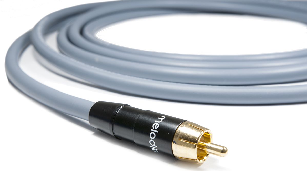Melodika RCA (Cinch) - RCA (Cinch) kabel 20m šedý