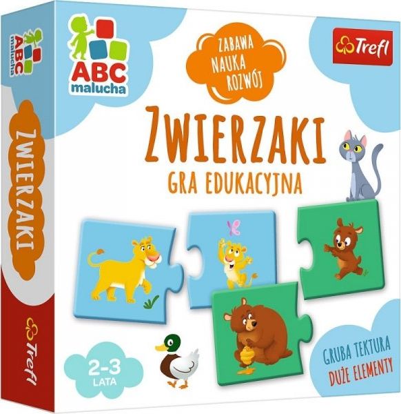 Trefl - ZVÍŘATA HRA ABC TOOLS TREFL PUD