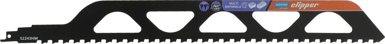 Norton Norton Brzeszczot S2243HM 455 mm /1 ks Perforované cihly, buněčný beton N70184608356