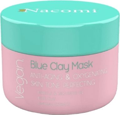 Nacomi NACOMI_Vegan Blue Clay Mask Anti Aging Oxygenující modrá okysličující maska proti vráskám 50ml
