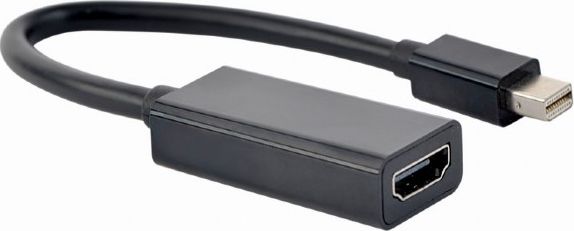 Gembird adaptér Mini DisplayPort (M) na HDMI (F), 4K, 0.15 m kábel, čierny