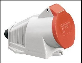 Polam NakLo Zásuvka 16A 3P+N+Z IP44 izolovaná pevná 220/380V 2622-126