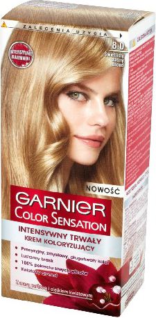 Garnier barevný senzační zbarvení krém 8.0 Světle blondýna- jasná jasná blondýna