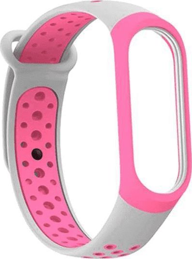 Pásek Beline Beline Mi Band 3/4 provedení růžovo-šedý/růžovo-šedý