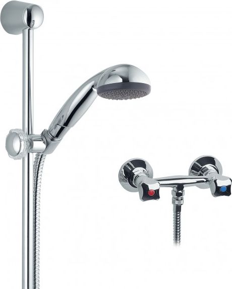 Sprchová sada KFA Posuvný standard s baterií Chrome (306-311-00)