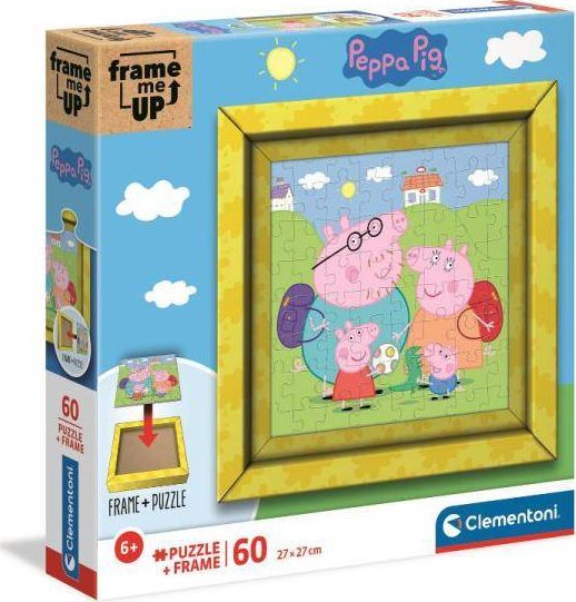 Puzzle 60 dielikov Frame Me Up Peppa Pig