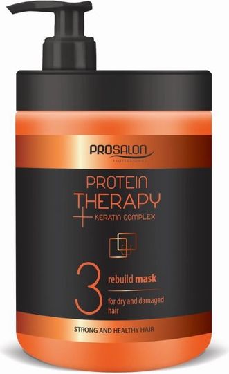 Chantal Prosalon Protein Therapy Keratin Complex 3 Maska pro suchou a poškozenou vlasovou masku pro suché a poškozené vlasy 1000G