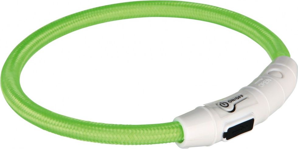 Trixie Ring s USB flash, M–L: 45 cm Zelená
