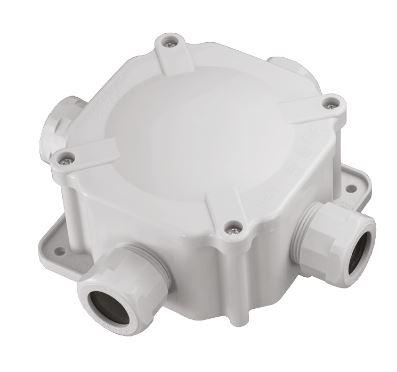Pawbol Box n/t IP67 4xPG21,5 5 vývodů 27P šedá A.0036