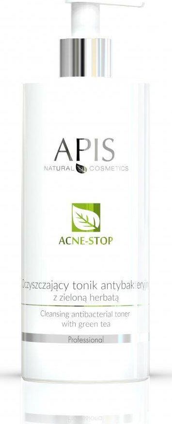 APIS Acne-Stop Cleansing Antibacterial Toner čistící antibakteriální tonikum se zeleným čajem 500 ml