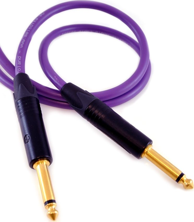Melodika Jack 6,3mm - Jack 6,3mm kabel 17m fialový