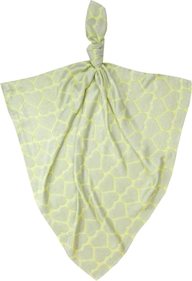Texpol bambusové plenky barevné sny 120x120 cm Hearts Yellow (Tex000143)
