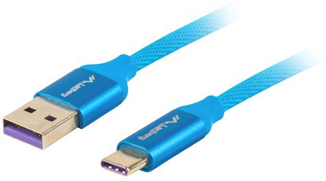 Lanberg Premium USB kabel USB-C (M) -&gt; A (M) 2.0 1M kabel
