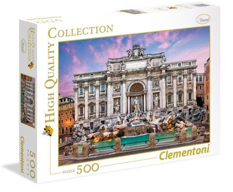 Puzzle Clementoni 500 dielikov. HQC – Fontána di Trevi (35047 CLEMENTONI)