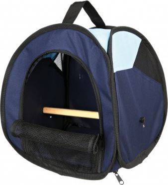 Transportní taška Trixie Bird, 27 × 32 × 27 cm, tmavě modrá/světle modrá