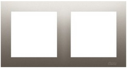 Kontakt - Simon Double Frame Simon54 Universal Gold - DR2/44