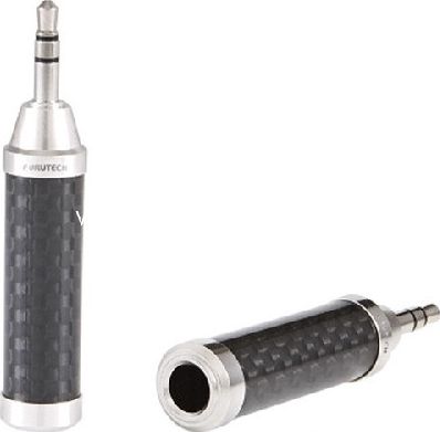 AV adaptér Furutech ADL Jack 3,5mm - Jack 6,3mm černý