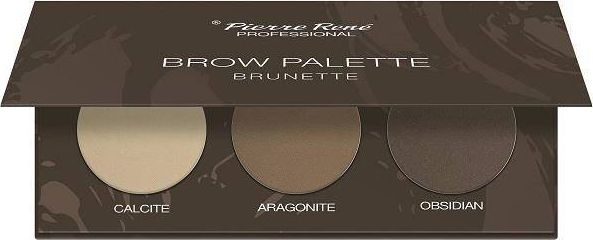 Paletka stínů na obočí Pierre Rene Brow Palette 03 Brunette