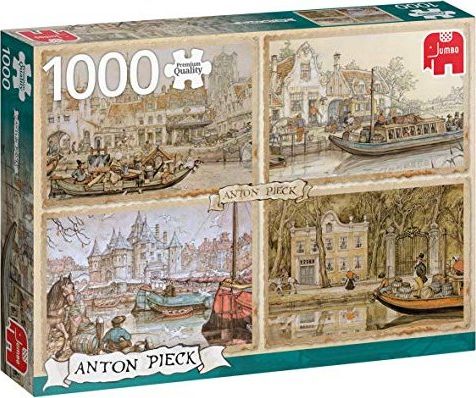 Puzzle Anton Pieck, Kanalboote