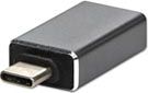 Adaptér USB USB-C - USB Srebrny