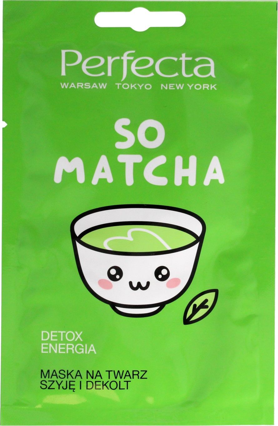 Perfecta So Matcha Detox pleťová maska - Čistící energie 10ml