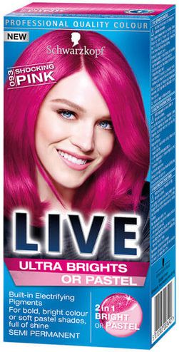 Schwarzkopf LIVE 93 ŠOKUJÍCÍ RŮŽOVÁ
