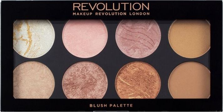 Makeup Revolution Ultra Blush Palette Golden Sugar bronzery a tvářenky