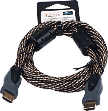 Libox HDMI kabel - HDMI 1,8m zlato (LB0039)
