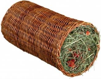 Trixie PROUTĚNÝ TUNEL SE SENEM PRO KRÁLÍKA 20 × 38 cm, 220 g