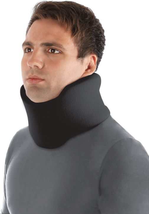 TOROS-GROUP Ortopedický krční límec 710 černý, velikost 4