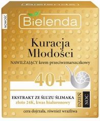 Bielenda Pleťový krém proti vráskám s extraktem ze šnečího slizu 40+ na den/noc 50ml