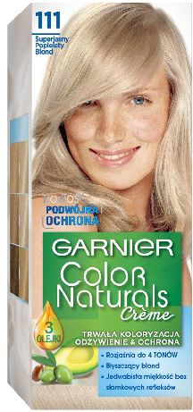 Barvící krém Garnier Color Naturals č. 111 Super Light Ash Blonde