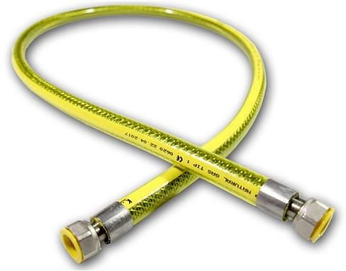 Mora GAS PIPE PVC oplet F1/2-F1/2 L-1250 se dvěma otočnými maticemi
