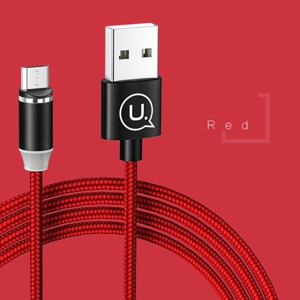 Usams USB-A - microUSB USB kabel 1 m červený (63740-uniw)
