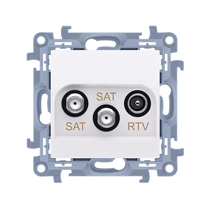 KONTAKTY-SIMON SAT-SAT-RTV ALTV Satelity Double 1dB White (CASK2.01/11)