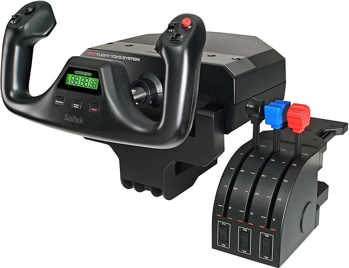 Logitech G Saitek Pro Flight Yoke System USB joystick (945-000004)