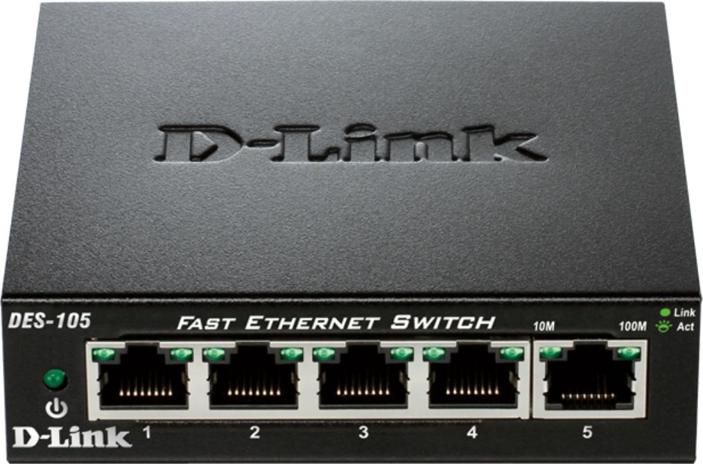 Prepínač D-Link DES-105/E