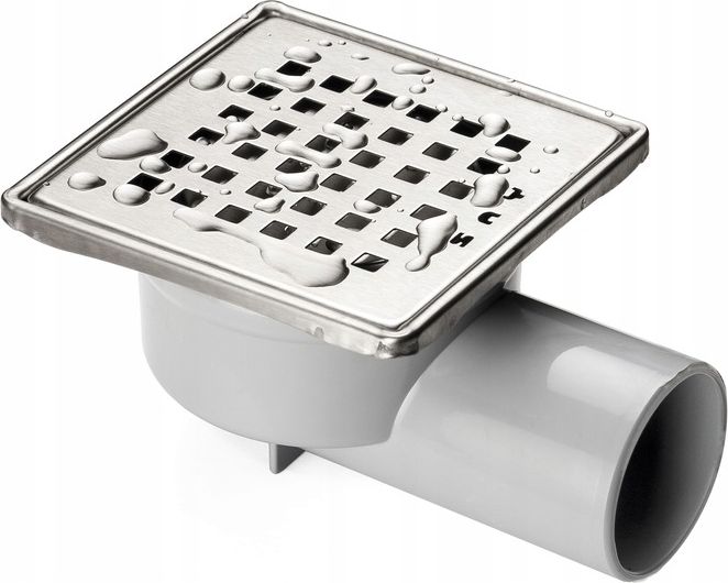 AKCES 11315 STUPEŇ VÝVODU AXUS - HORIZONTÁLNÍ 50, 360 STUPŇŮ, BLOKOVÁNÍ ZÁPACHU, NEREZOVÁ NEREZOVÁ MŘÍŽKA. MAT 100X100MM, BLISTER S OBSAHEM. .// S.KRAT-A.10X10-POZ-50/NI/MAT