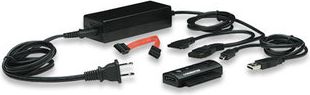 MANHATTAN adaptér z USB na SATA/IDE (3-in-1 with One-Touch Backup)