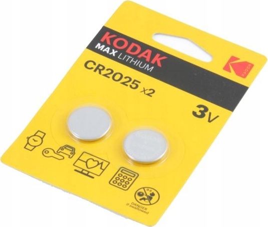 Baterie Kodak Max CR2025 2 ks.