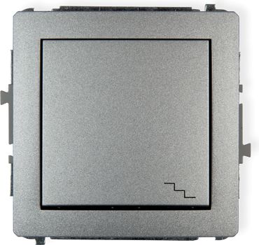 Karlik Deco Flush namontované stříbrné kovové schody (7DWP-3)