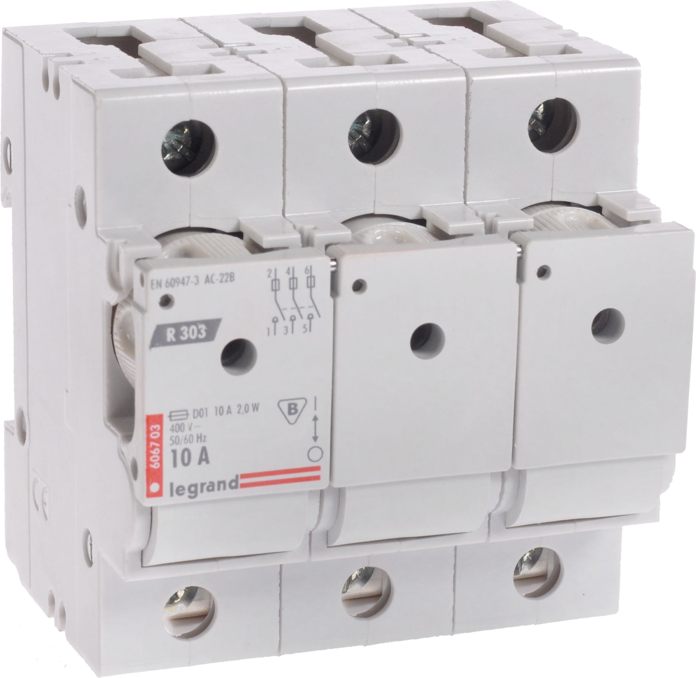 LEGRAND FUSE odpojovač 3P 10A D01 R303 (606703)