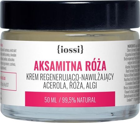 Iossi Face Cream Velvet Rose Acerola/Rose/Regenerating-nula řasy 50 ml