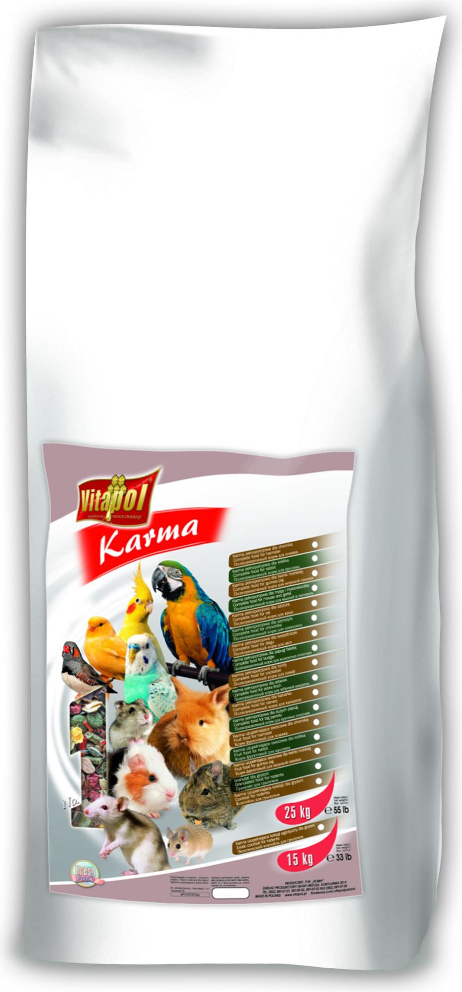 Velký papoušek Vitapol 20 kg