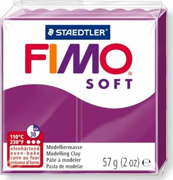 Fimo termosetová plastová hlina Soft fialová 57g
