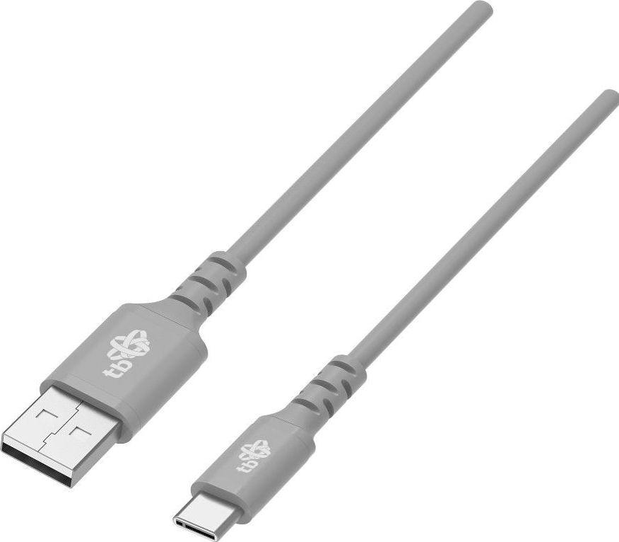 USB kabel TB TB USB-USB C kabel 1m silikonově šedý