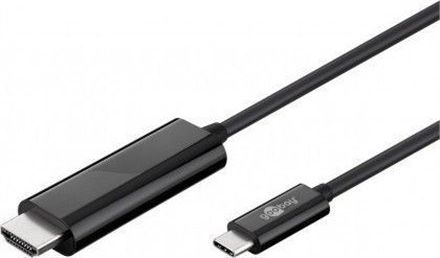 Goobay USB-C – kabel HDMI 1,8 m černý (533969)