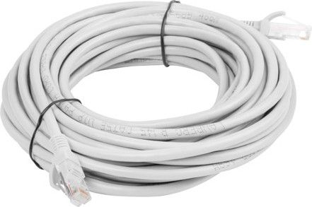 PATCHCORD KAT.6 20M SZARY FLUKE PASSED LANBERG