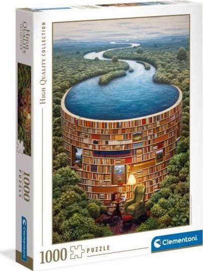Clementoni Clementoni Puzzle 1000el Bibliodame 39603